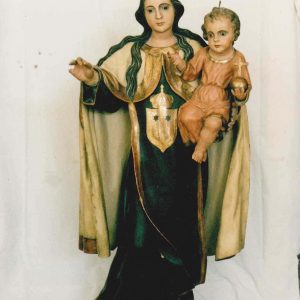 Virgen del Carmen XVIII - Antes de la restauración