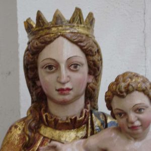 Virgen del Rosario XVII - Restaurado